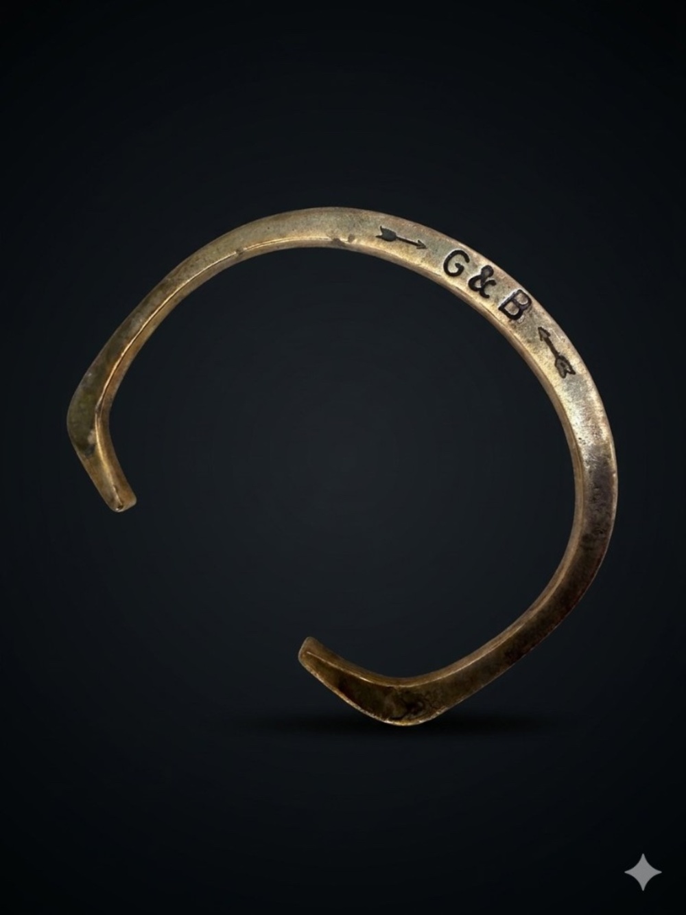 Giles & Brother Original Railroad Spike Cuff Bracelet Unisex